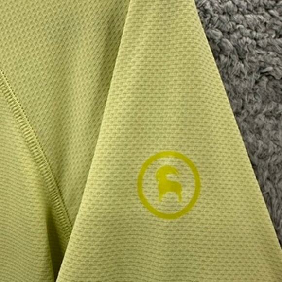 Backcountry Men's Small Lime Green Base Layer Long Sleeve Shirt Camping Hiking - Picture 3 of 8